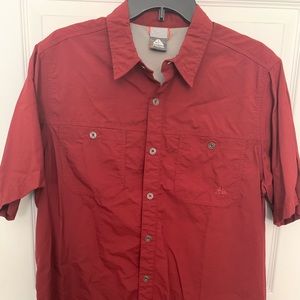 Nike ACG Mens Short Sleeve Red Outdoorsmen Shirt
